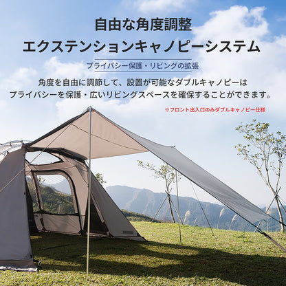 KZM Geopath 帳篷 4 至 5 人圓頂帳篷全封閉防水布 Kazumi 戶外 KZM OUTDOOR GEOPATH