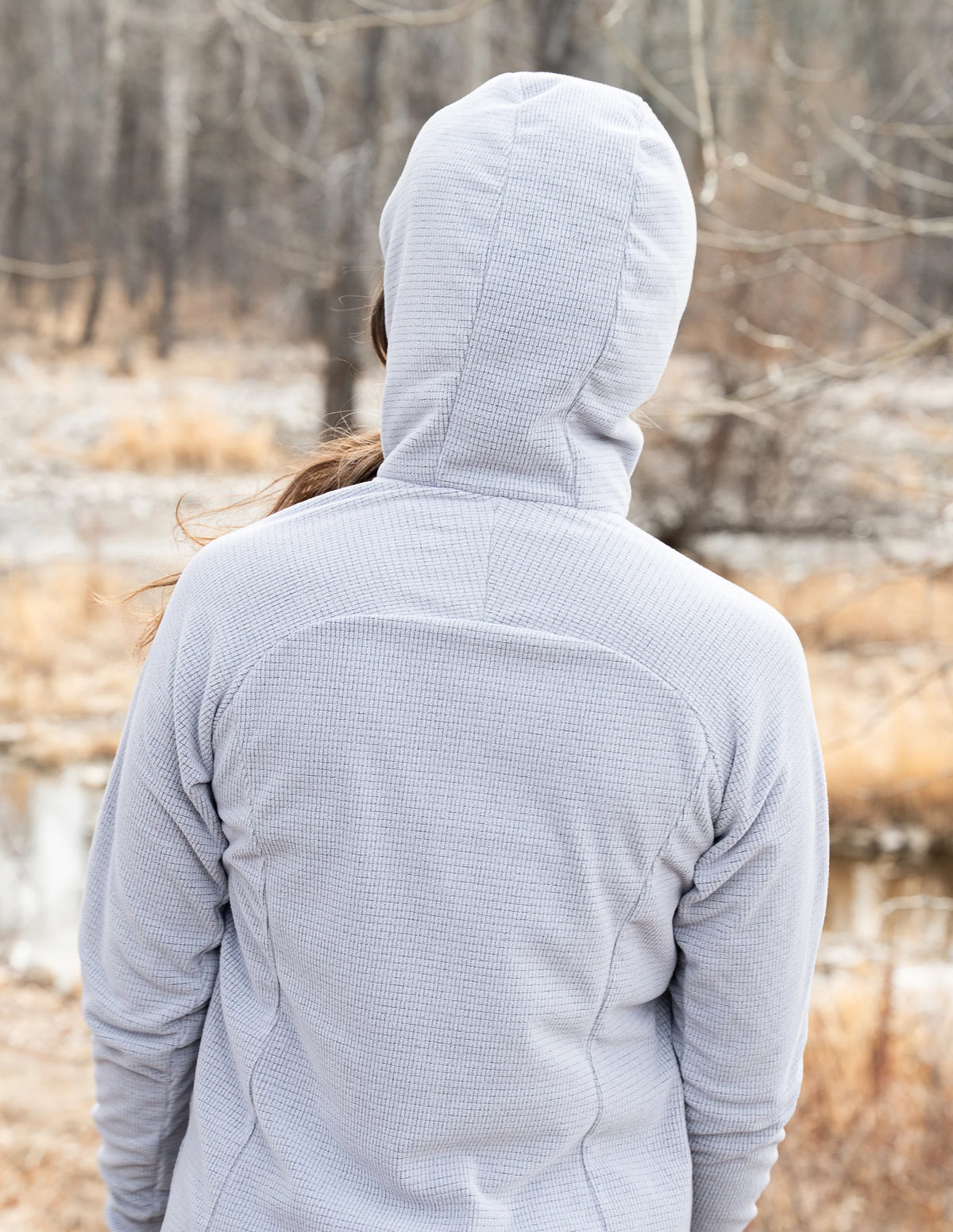 SkyGOAT（スカイゴート）CAMP Hooded Jacket レディース｜GOATgrid マイクログリッドフリース フルジップジャケット