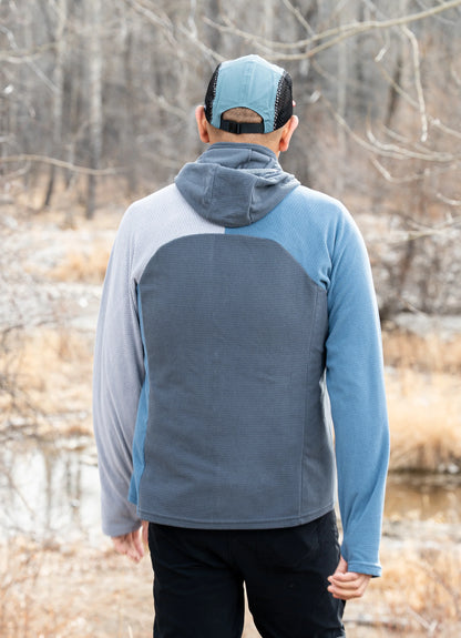 SkyGOAT（スカイゴート）CAMP Hooded Jacket メンズ｜GOATgrid マイクログリッドフリース フルジップジャケット