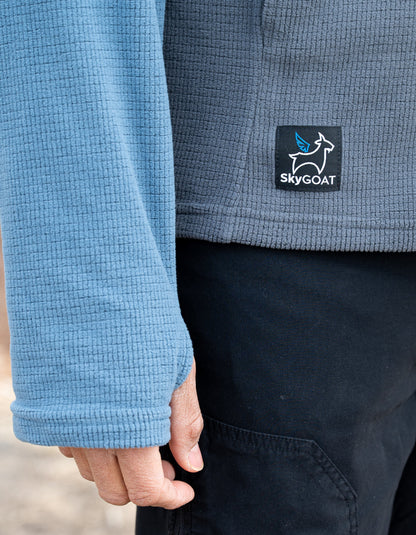 SkyGOAT（スカイゴート）CAMP Hooded Jacket メンズ｜GOATgrid マイクログリッドフリース フルジップジャケット