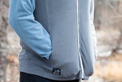 SkyGOAT（スカイゴート）CAMP Hooded Jacket メンズ｜GOATgrid マイクログリッドフリース フルジップジャケット