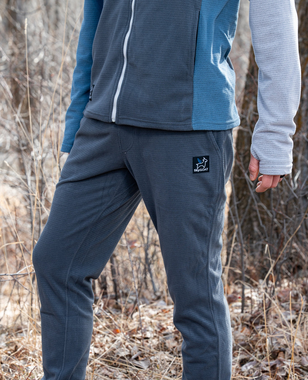SkyGOAT（スカイゴート）CAMP Jacket メンズ｜GOATgrid マイクログリッドフリース フルジップジャケット フードなし