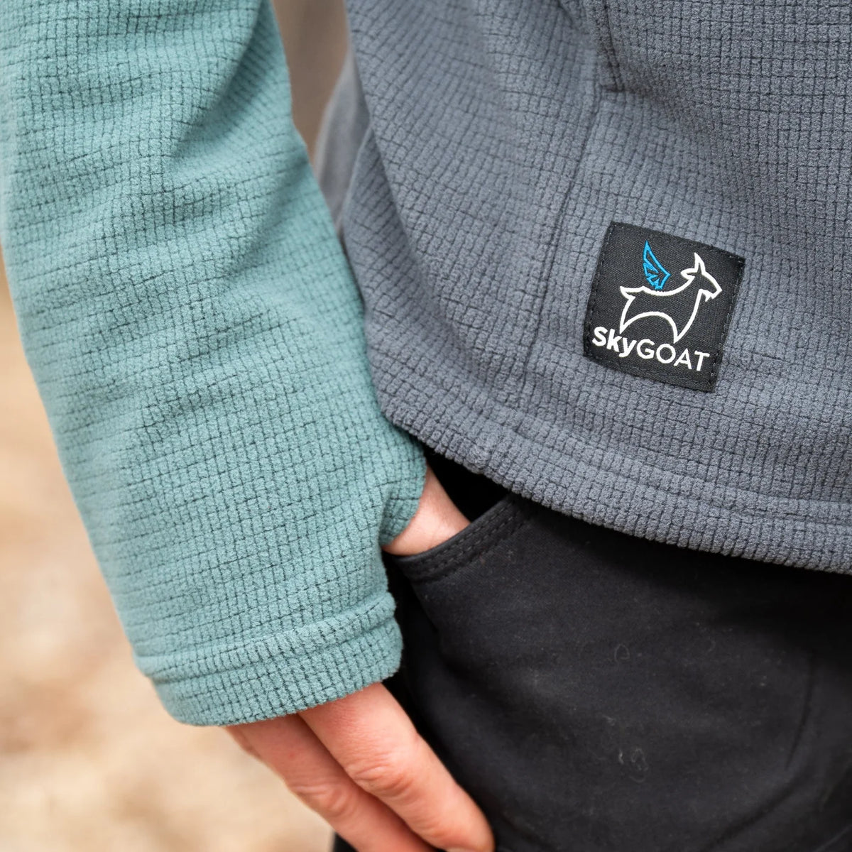 SkyGOAT（スカイゴート）CAMP Hoodie メンズ｜GOATgrid マイクログリッドフリース フーディー