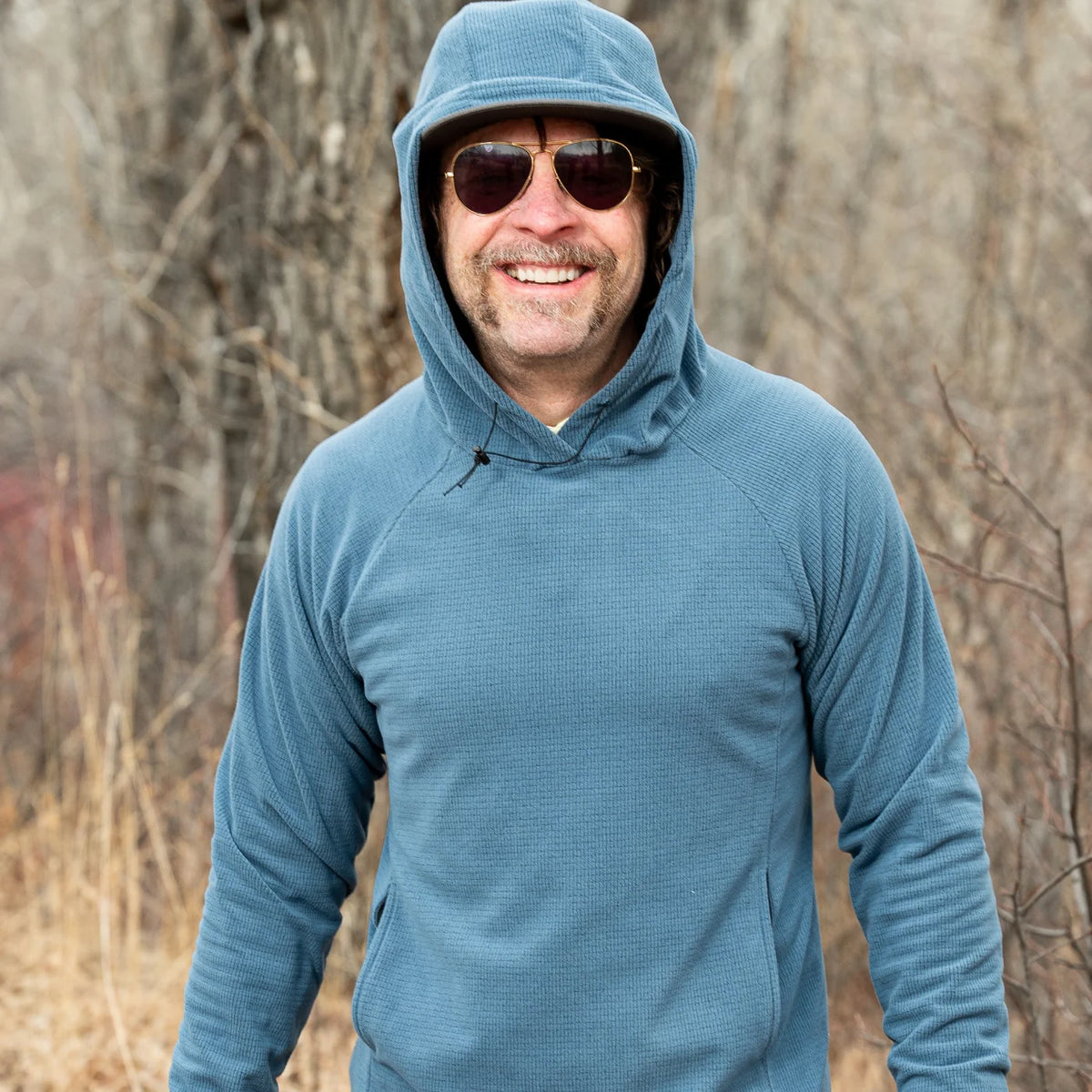 SkyGOAT（スカイゴート）CAMP Hoodie メンズ｜GOATgrid マイクログリッドフリース フーディー