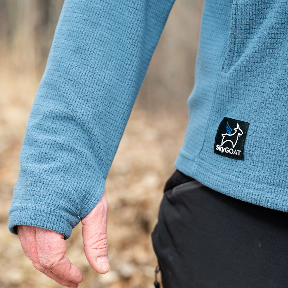 SkyGOAT（スカイゴート）CAMP Hoodie メンズ｜GOATgrid マイクログリッドフリース フーディー