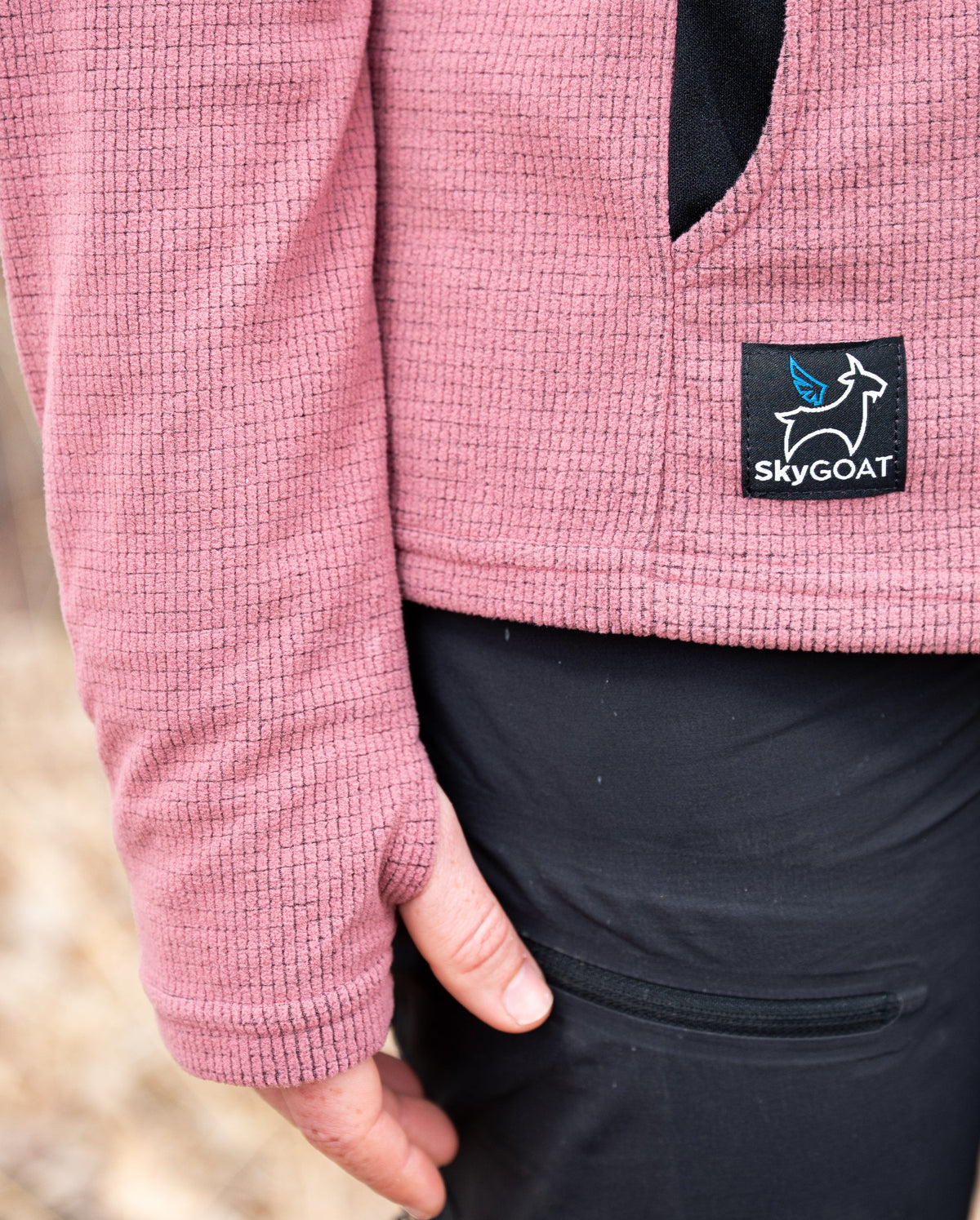 SkyGOAT（スカイゴート）CAMP Hoodie レディース｜GOATgrid マイクログリッドフリース フーディー