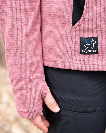 SkyGOAT（スカイゴート）CAMP Hoodie レディース｜GOATgrid マイクログリッドフリース フーディー