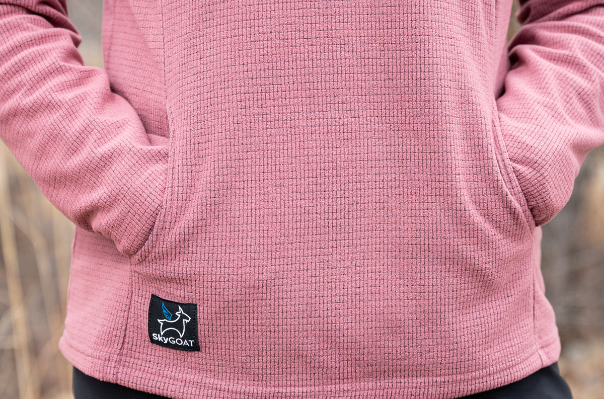 SkyGOAT（スカイゴート）CAMP Hoodie レディース｜GOATgrid マイクログリッドフリース フーディー