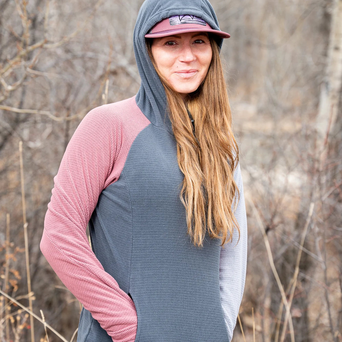 SkyGOAT（スカイゴート）CAMP Hoodie レディース｜GOATgrid マイクログリッドフリース フーディー