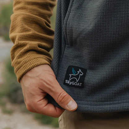 SkyGOAT（スカイゴート）CAMP Hooded Jacket メンズ｜GOATgrid マイクログリッドフリース フルジップジャケット