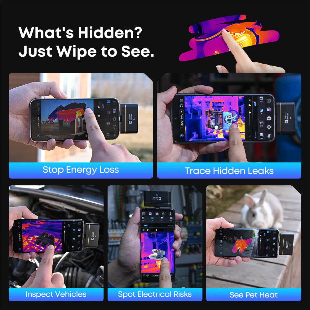 Thermal Master（サーマルマスター） P4 AI Dual-Lens Thermal Camera サーモグラフィーカメラ Android専用（P4）