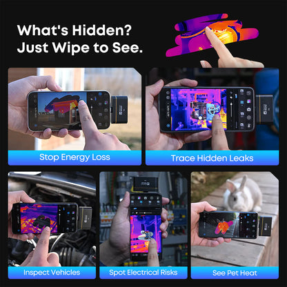 Thermal Master（サーマルマスター） P4 AI Dual-Lens Thermal Camera サーモグラフィーカメラ Android専用（P4）