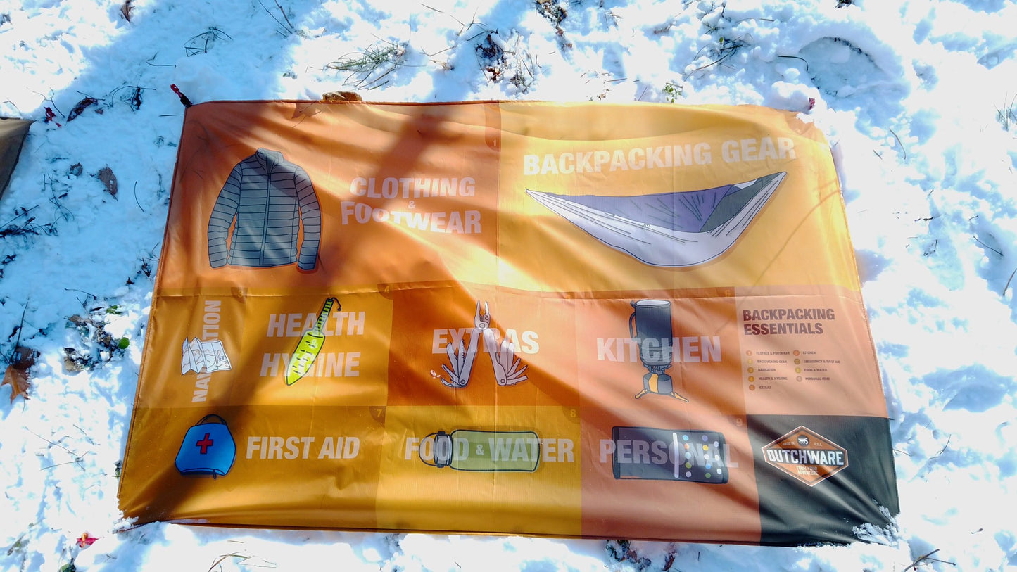 Dutchware Gear ダッチウェアギア Printed Ground Cloth プリンテッド グラウンドクロス ARGON 15D DUT738