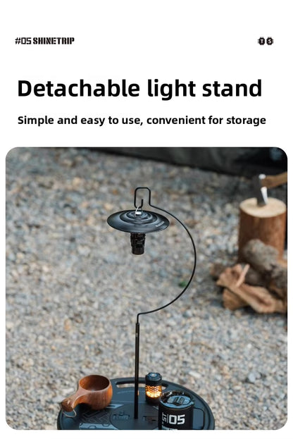 山趣（やましゅみ） SHINETRIP シャイントリップ ST-05 Series High Low Tactical Round Table Set ハイロー切替 タクティカルラウンドテーブルセット