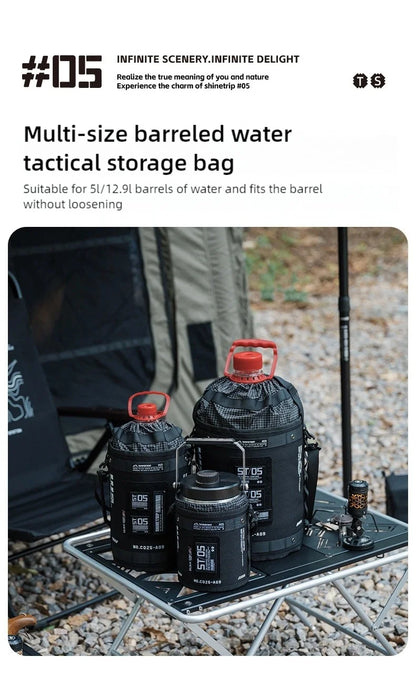 山趣（ShineTrip） #05シリーズ タクティカル アイスバケットバッグ＆バケットバッグ（5L／12.9L）