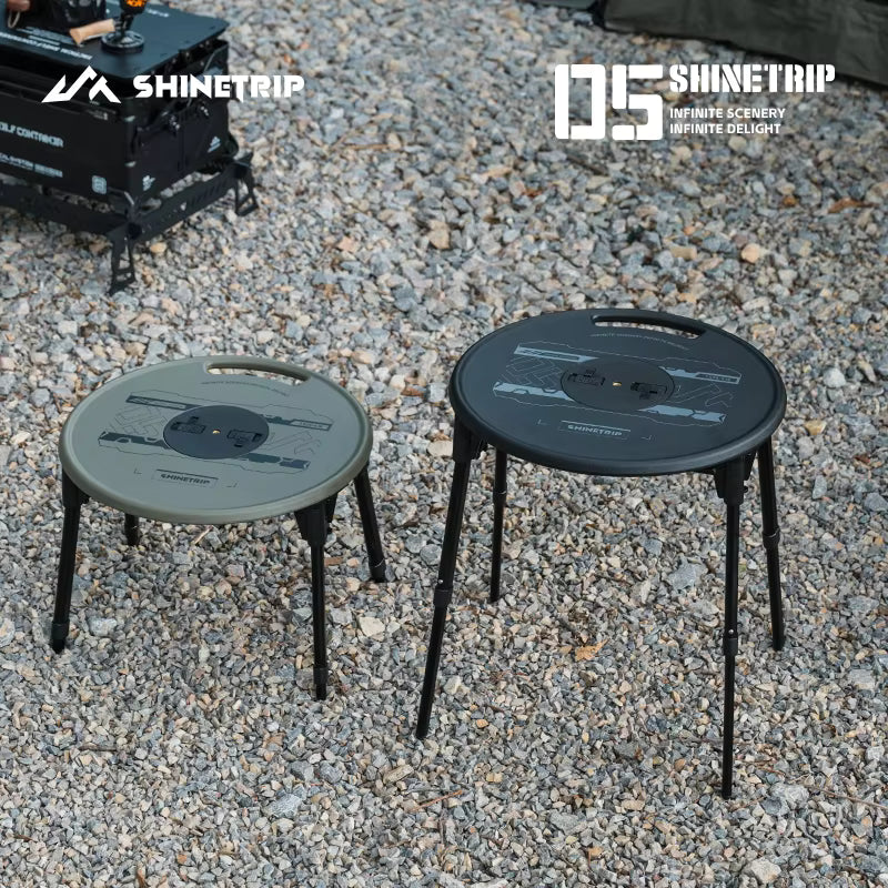 山趣（やましゅみ） SHINETRIP シャイントリップ #05 Series Tactical Lifting Dual-use Round Table デュアルユース ラウンドテーブル（A553-D00 / A553-H00）