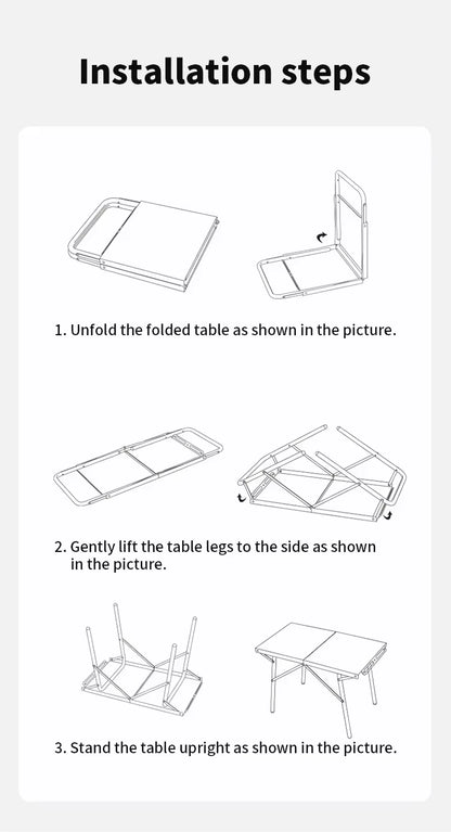 SHINETRIP ステンレス 耐熱 折りたたみキャンプテーブル（収納バッグ付）A451-T00