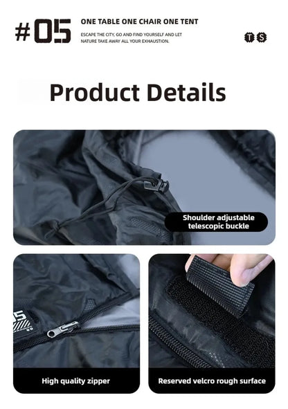 ShineTrip（山趣）#05 シリーズ エンベロープ スリーピングバッグ（G100/G150/G200・L/R・Black／Sand）