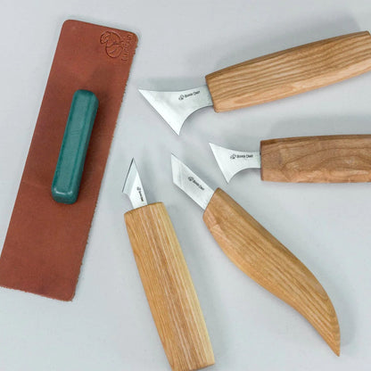 Beaver Craft Book Box Wood Carving Set Beaver Craft S05 book Geometric Wood Carving Knife Set in gift book-box