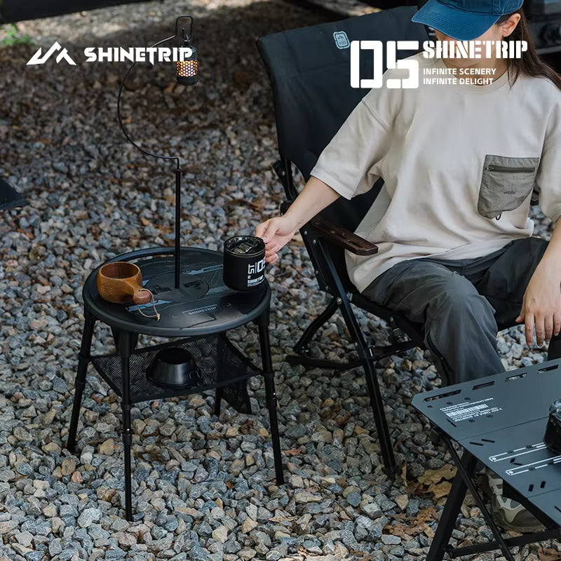 山趣（やましゅみ） SHINETRIP シャイントリップ #05 Series Tactical Lifting Dual-use Round Table デュアルユース ラウンドテーブル（A553-D00 / A553-H00）