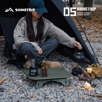 山趣（やましゅみ） SHINETRIP シャイントリップ #05 Series Ultralight Dual Purpose Folding Table 超軽量 デュアルパーパス フォールディングテーブル（A512-H00 / A512-D00）
