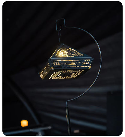 山趣（ShineTrip） ST-05シリーズ ピラミッドランプシェード（ブラック）