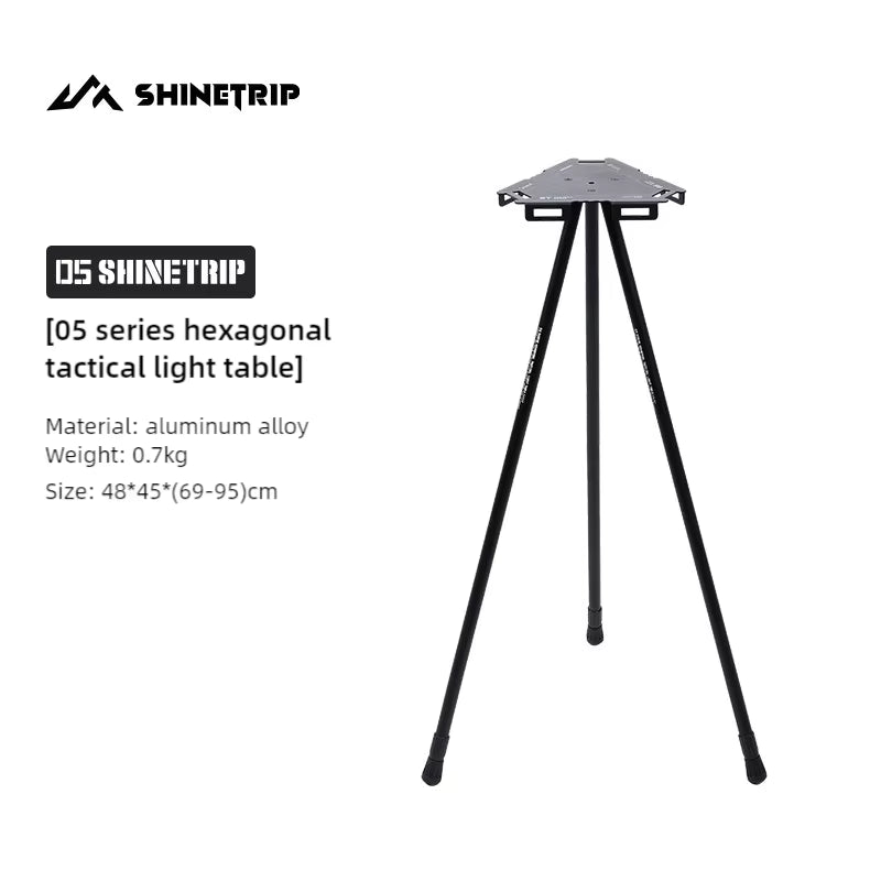 山趣（やましゅみ） SHINETRIP シャイントリップ #05 Series Hexagonal Tactical Lamp Table Set 六角タクティカルランプテーブル セット（A530-T02 / T03 / T04 / T02-T1 / T02-T2）