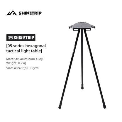山趣（やましゅみ） SHINETRIP シャイントリップ #05 Series Hexagonal Tactical Lamp Table Set 六角タクティカルランプテーブル セット（A530-T02 / T03 / T04 / T02-T1 / T02-T2）