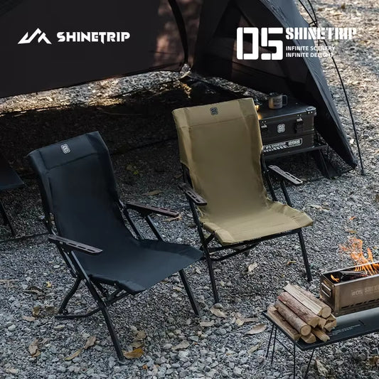 山趣（やましゅみ） SHINETRIP シャイントリップ #05 Series Comfortable Folding Chair ハイバック フォールディングチェア（A508-H00 / A508-T00）