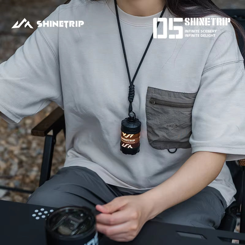 山趣（ShineTrip） ST-05 タクティカルシステム 19灯用ランヤード（ロング／ショート）＆ST-6 1/4回転リングスクリュー