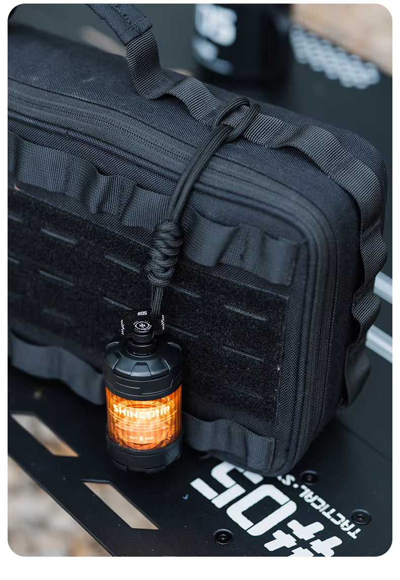 山趣（ShineTrip） ST-05 タクティカルシステム 19灯用ランヤード（ロング／ショート）＆ST-6 1/4回転リングスクリュー