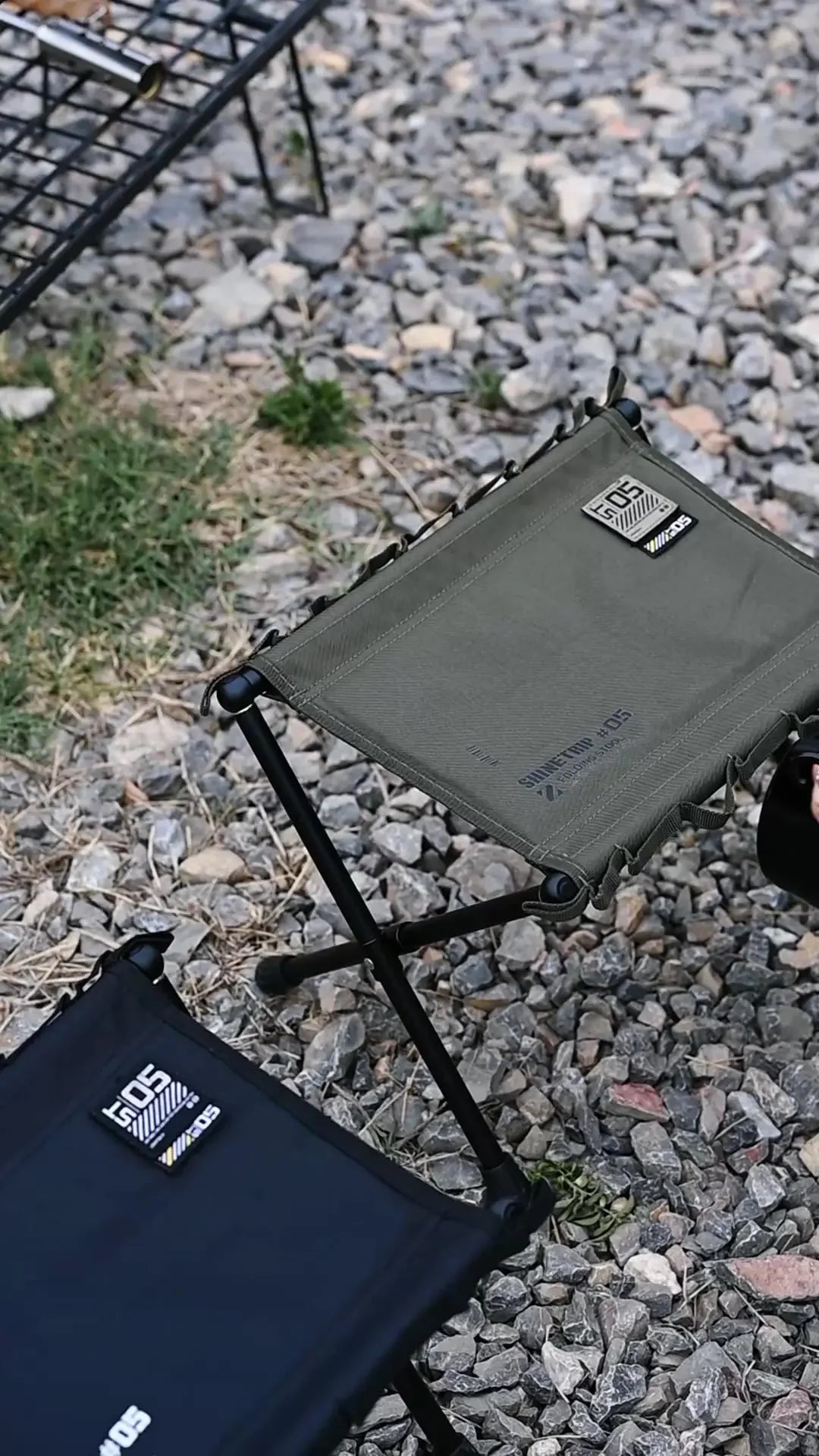 山趣（やましゅみ） SHINETRIP シャイントリップ #05 Series Ultra-Light Tactical Stool-L 超軽量 タクティカルスツール Lサイズ（A492-H0L / A492-D0L / A492-T0L）