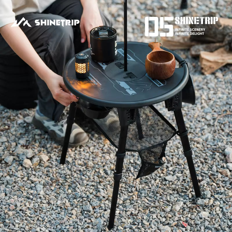 山趣（やましゅみ） SHINETRIP シャイントリップ #05 Series Tactical Lifting Dual-use Round Table デュアルユース ラウンドテーブル（A553-D00 / A553-H00）