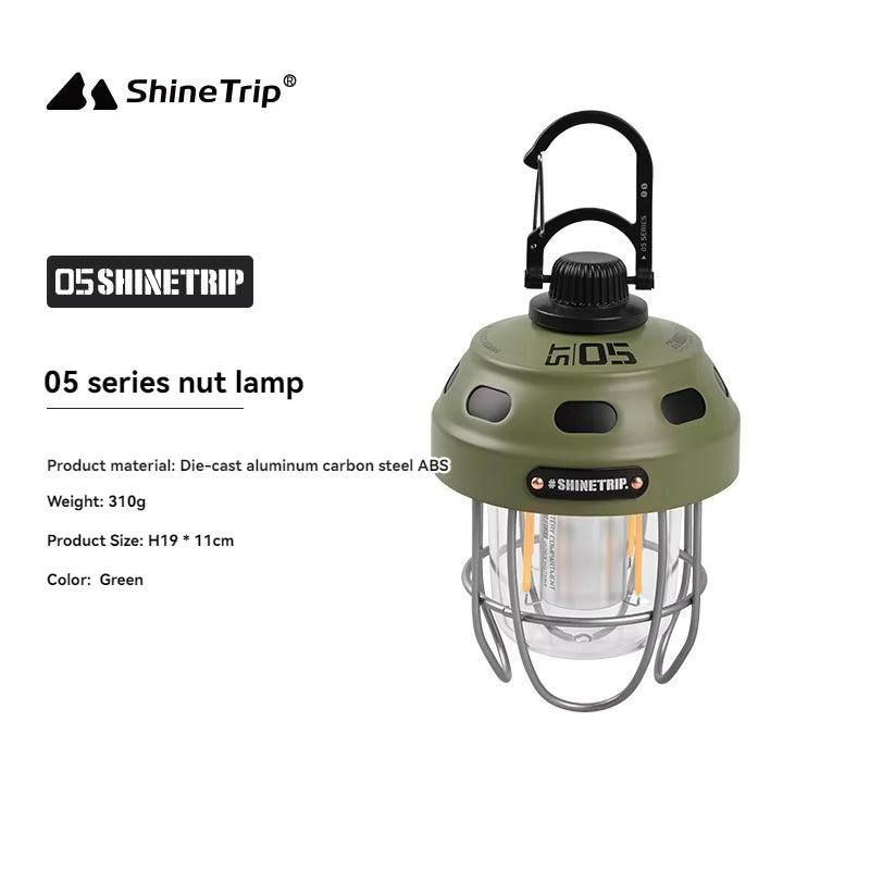 山趣（ShineTrip） ST-05シリーズ ナットライト（Nut Light）3色（Black／Green／Sand）