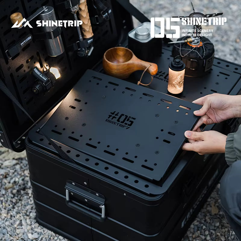 山趣（やましゅみ） SHINETRIP シャイントリップ #05 Series 1-Unit Tactical Stool & Tactical Side Table ワンユニット タクティカル スツール／サイドテーブル（A496-A00 / A496-T00）
