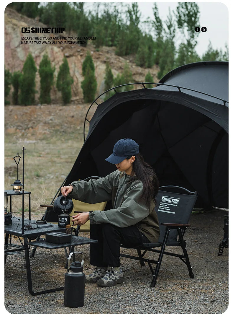 山趣（やましゅみ） SHINETRIP シャイントリップ #05 Series Kermit Chair カーミットチェア風 フォールディングチェア（A468-H00 / A468-T00）