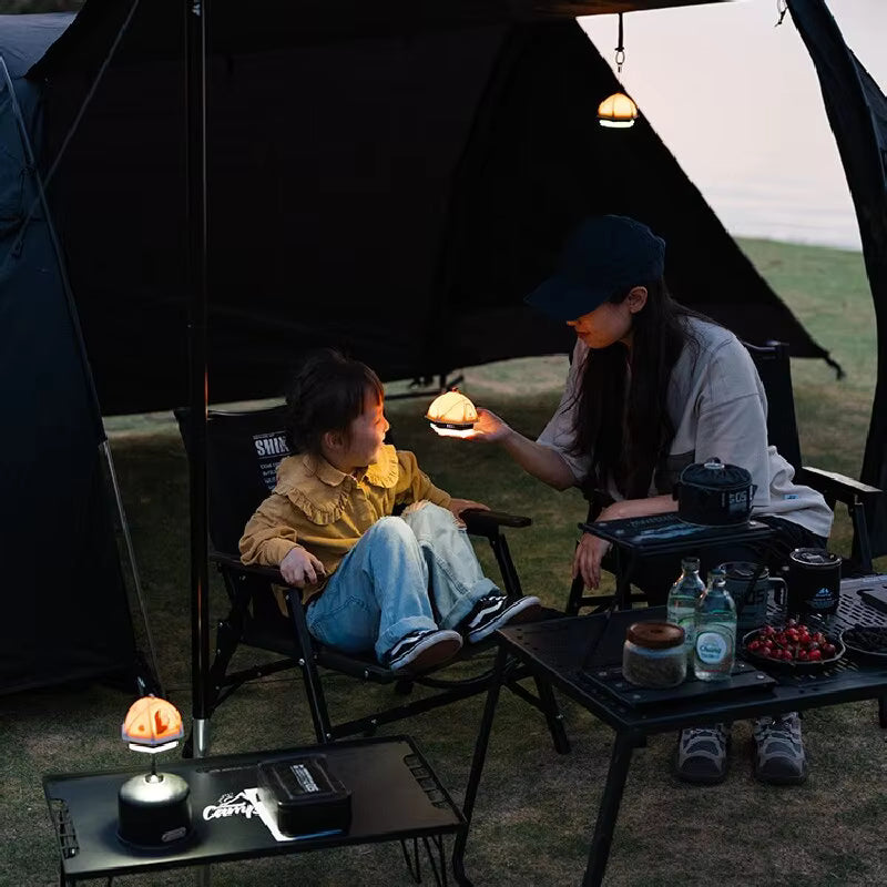 山趣（ShineTrip） ST-05シリーズ テント ナイトライト IPX4（グリーン／サンド／グレー）