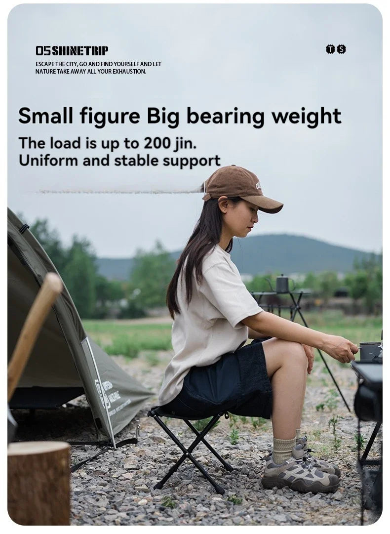 山趣（やましゅみ） SHINETRIP シャイントリップ #05 Series Ultra-Light Tactical Stool-L 超軽量 タクティカルスツール Lサイズ（A492-H0L / A492-D0L / A492-T0L）