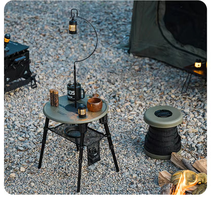 山趣（やましゅみ） SHINETRIP シャイントリップ #05 Series Tactical Lifting Dual-use Round Table デュアルユース ラウンドテーブル（A553-D00 / A553-H00）