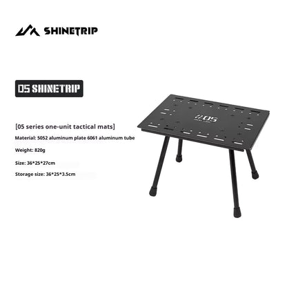 山趣（やましゅみ） SHINETRIP シャイントリップ #05 Series 1-Unit Tactical Stool & Tactical Side Table ワンユニット タクティカル スツール／サイドテーブル（A496-A00 / A496-T00）