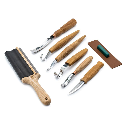 Beaver Craft Spoon Carving Set Beaver Craft S54 Wood Carving Set + accessories