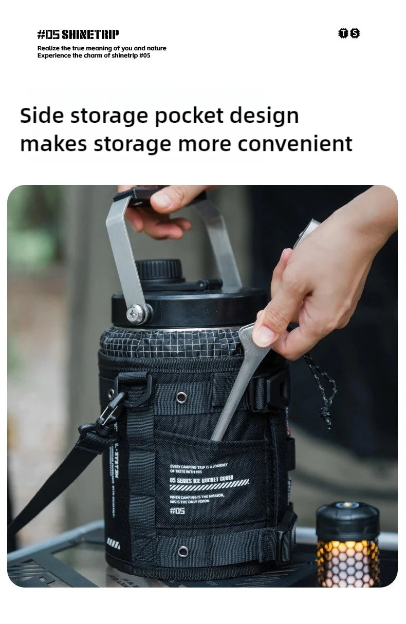 山趣（ShineTrip） #05シリーズ タクティカル アイスバケットバッグ＆バケットバッグ（5L／12.9L）