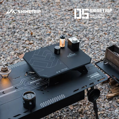 山趣（やましゅみ） SHINETRIP シャイントリップ #05 Series Ultralight Dual Purpose Folding Table 超軽量 デュアルパーパス フォールディングテーブル（A512-H00 / A512-D00）