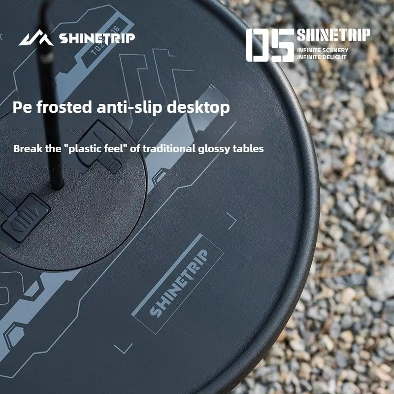山趣（やましゅみ） SHINETRIP シャイントリップ ST-05 Series High Low Tactical Round Table Set ハイロー切替 タクティカルラウンドテーブルセット
