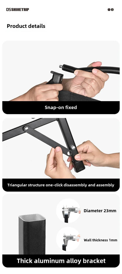 山趣（やましゅみ） SHINETRIP シャイントリップ #05 Series Kermit Chair カーミットチェア風 フォールディングチェア（A468-H00 / A468-T00）