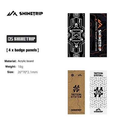 山趣（ShineTrip） ST-05シリーズ タクティカルエンブレムライト／ライトボードセット