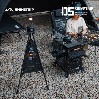山趣（やましゅみ） SHINETRIP シャイントリップ #05 Series Hexagonal Tactical Lamp Table Set 六角タクティカルランプテーブル セット（A530-T02 / T03 / T04 / T02-T1 / T02-T2）