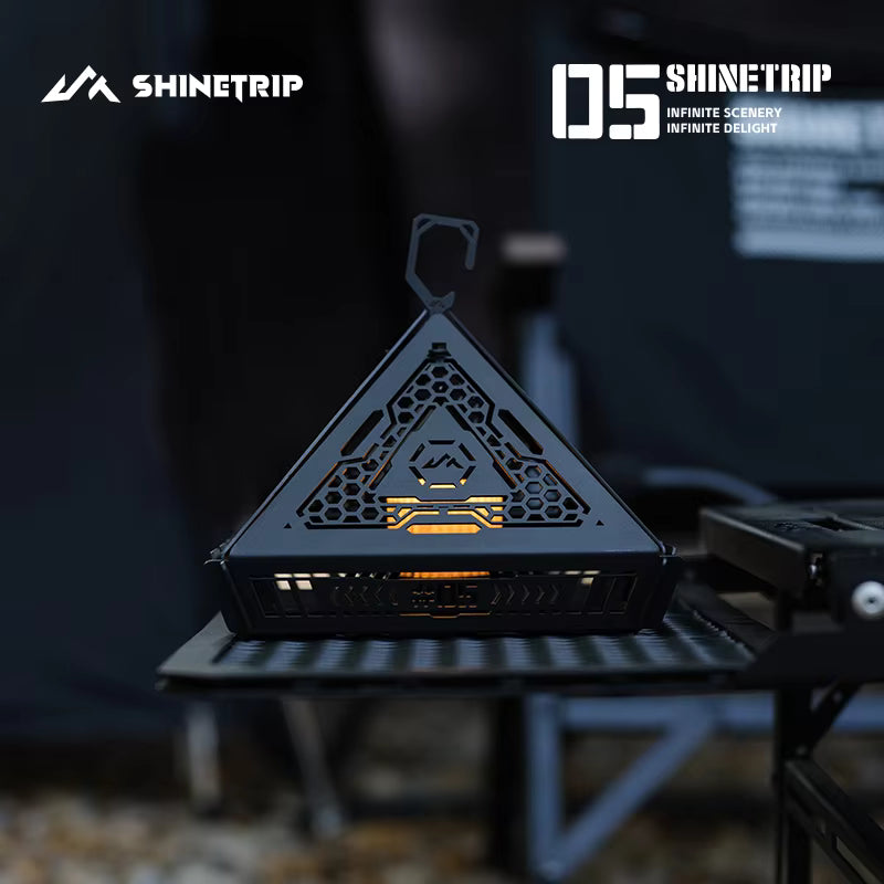 山趣（ShineTrip） ST-05シリーズ ピラミッドランプシェード（ブラック）