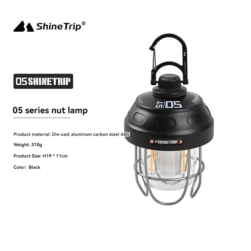 山趣（ShineTrip） ST-05シリーズ ナットライト（Nut Light）3色（Black／Green／Sand）