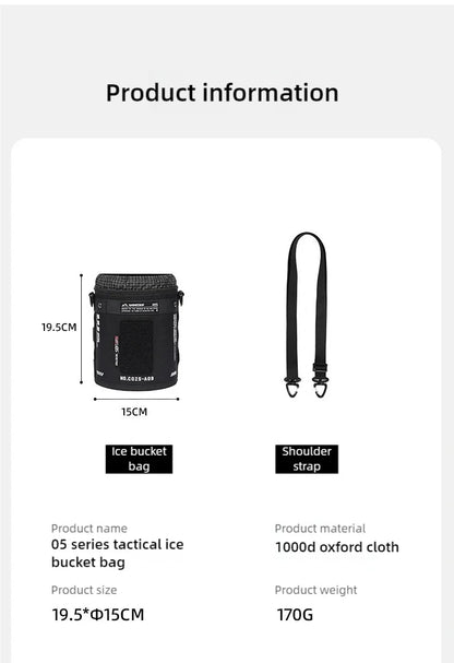 山趣（ShineTrip） #05シリーズ タクティカル アイスバケットバッグ＆バケットバッグ（5L／12.9L）